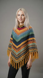 Alpaca Andean Poncho 1