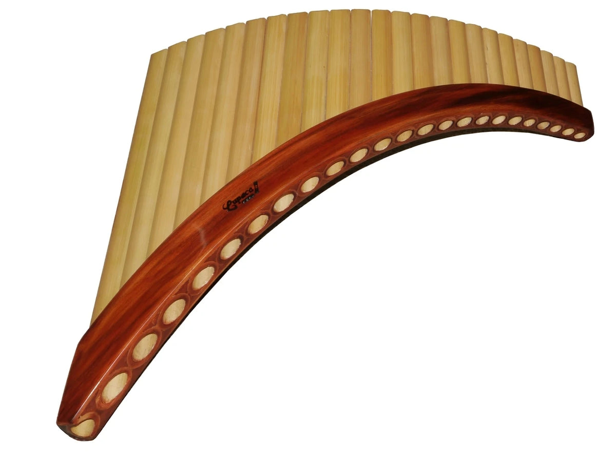 Professional Lupaca Pan Flute 24 Pipes Tunable Bamboo Peru