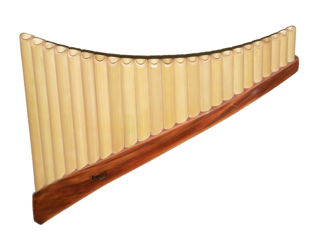 Professional Lupaca Pan Flute 24 Pipes Tunable Bamboo Peru