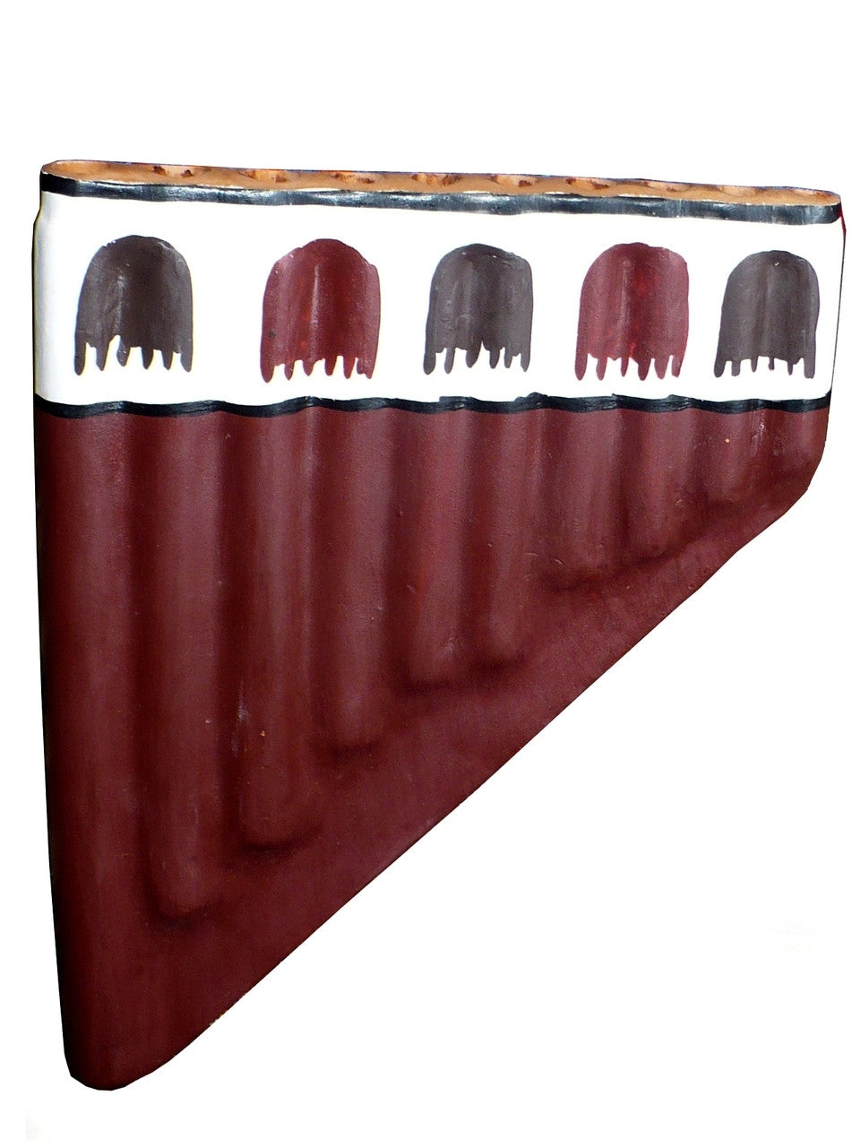 Ancient Nazca Antara Clay Pan Flute Replica | Pre-Columbian Ceramic Instrument