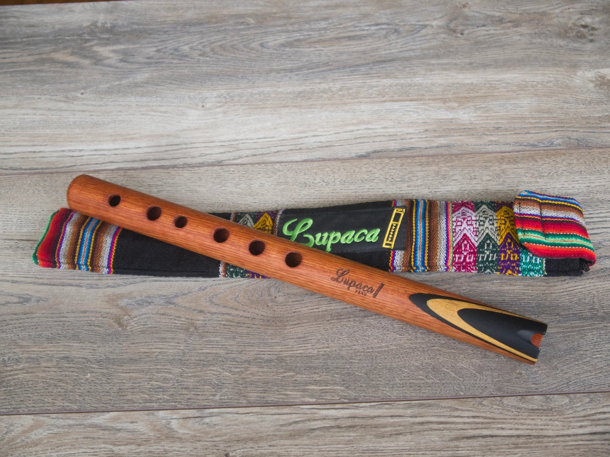 Premium Lupaca Quena in Palo Rosa wood and Ebony