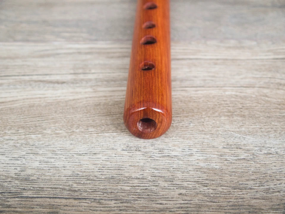 Premium Lupaca Quena in Palo Rosa wood and Ebony