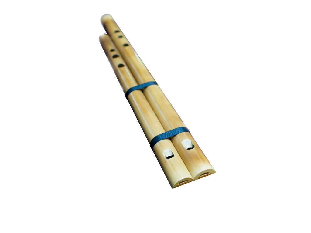 Double bamboo flute in G