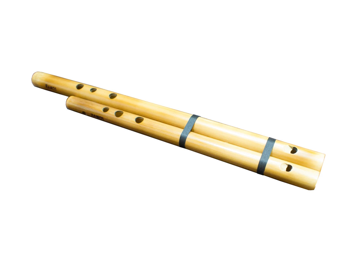 Double bamboo flute in G