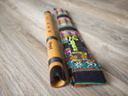 Professional Lupaca bamboo Quena with ebony wood mouthpiece in G