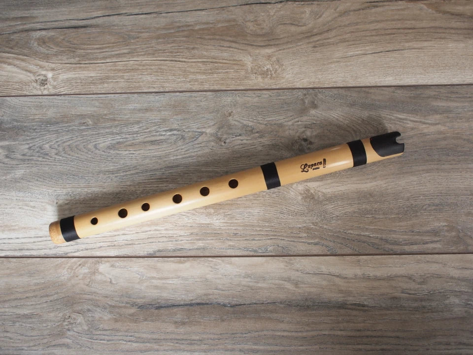 Professional Lupaca bamboo Quena with ebony wood mouthpiece in G