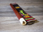 Professional Lupaca  Red Bloodwood and Bone Quena in G