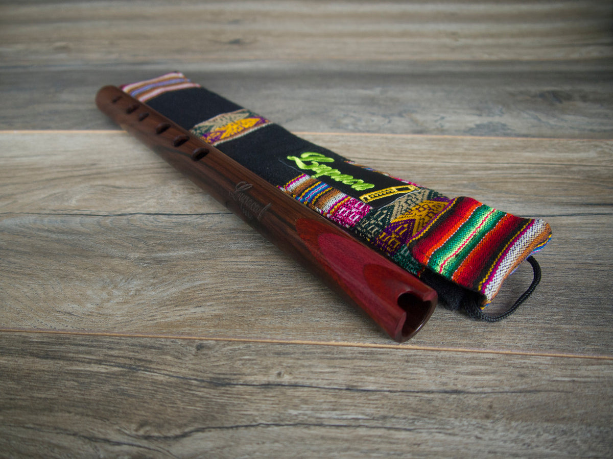 Professional Premium Lupaca Jacaranda wood Quena Flute in G