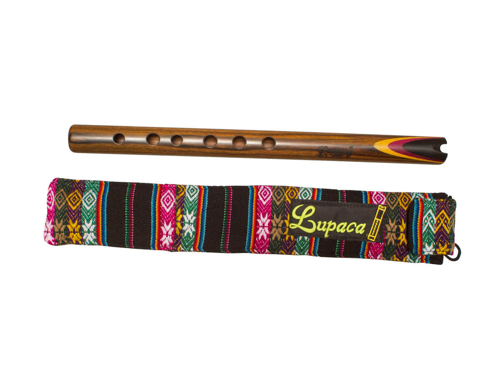 Professional Lupaca Quena – Jacaranda, Purple Heart & Ebony Wood