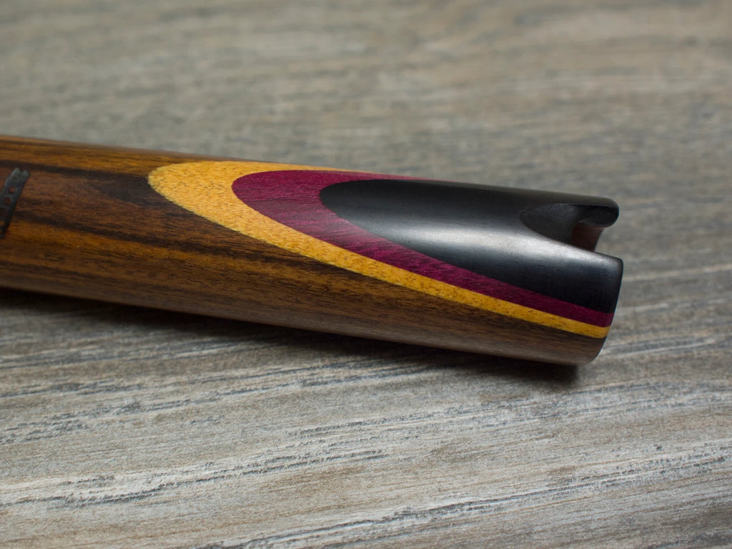 Professional Lupaca Quena – Jacaranda, Purple Heart & Ebony Wood