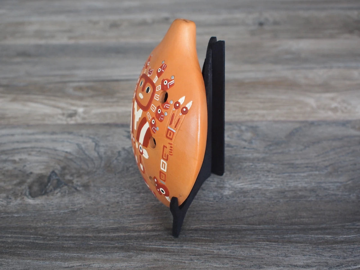 Ocarina - Ai Apaec God - Moche culture - Flute