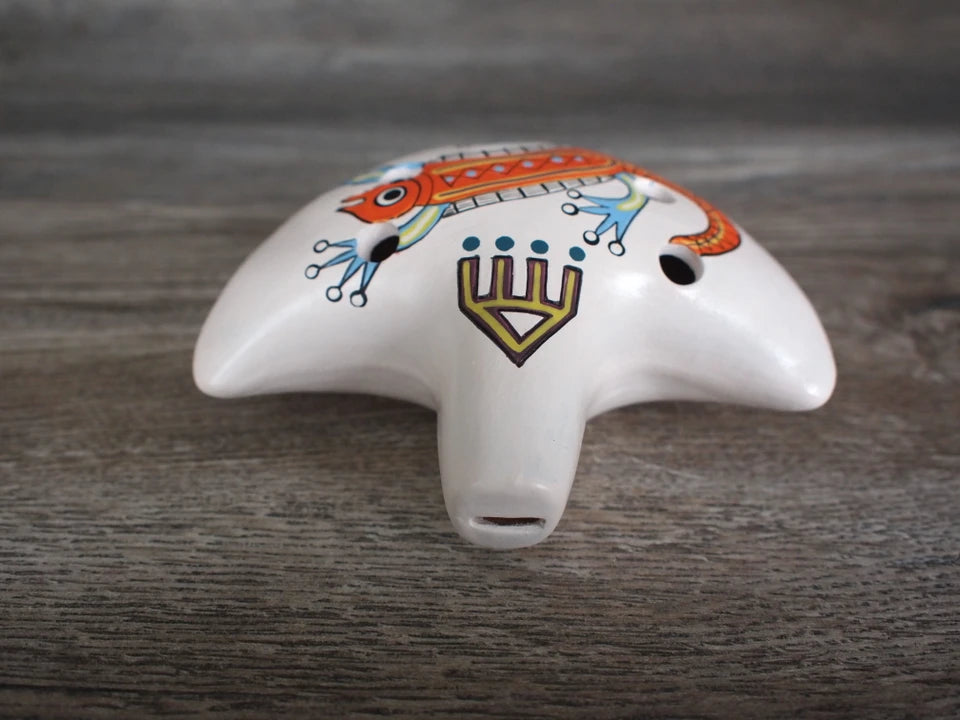 Ocarina Axe - Salamander Inca culture - Flute