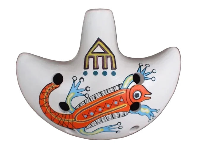 Ocarina Axe - Salamander Inca culture - Flute