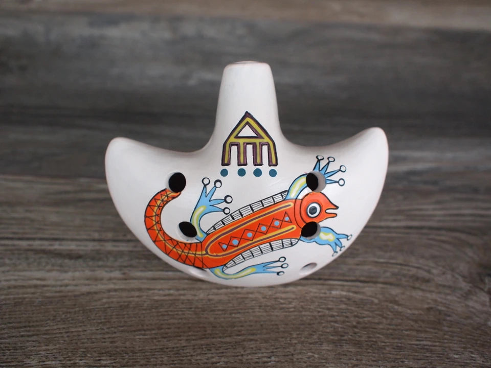 Ocarina Axe - Salamander Inca culture - Flute