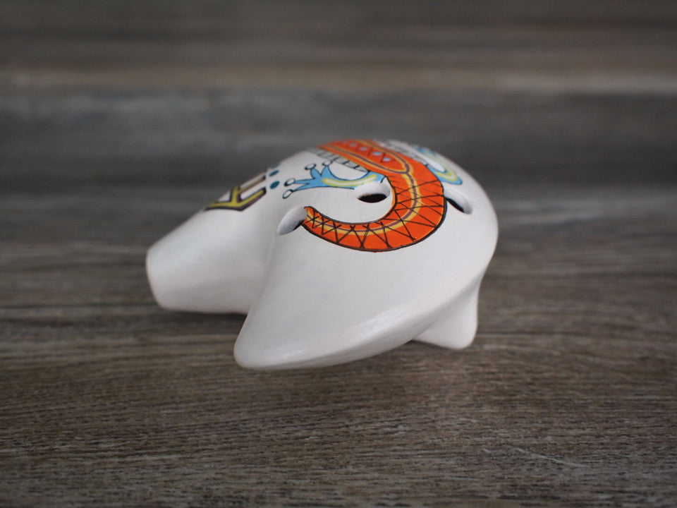 Ocarina Axe - Salamander Inca culture - Flute