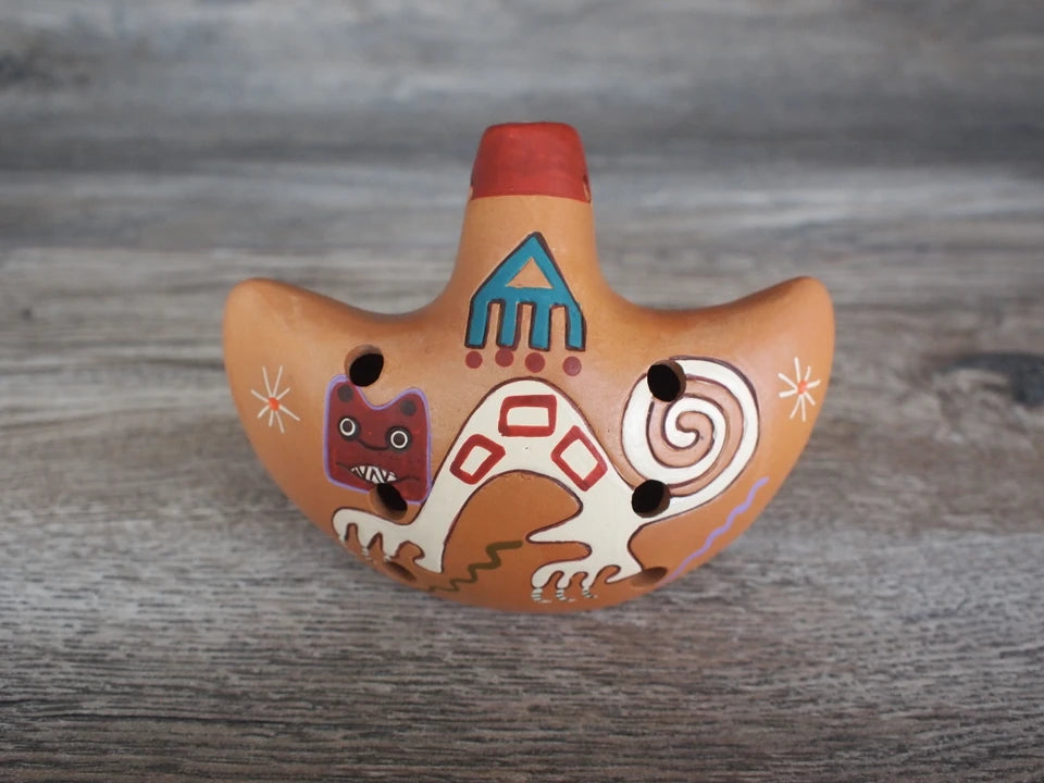 Ocarina Axe - Feline Nazca culture - Flute