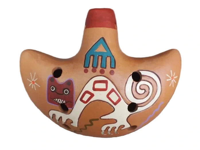Ocarina Axe - Feline Nazca culture - Flute