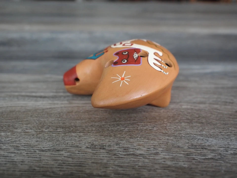 Ocarina Axe - Feline Nazca culture - Flute