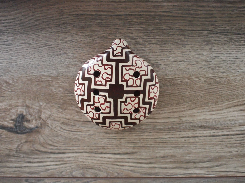 Ocarina - geometric design - Inca culture - Flute