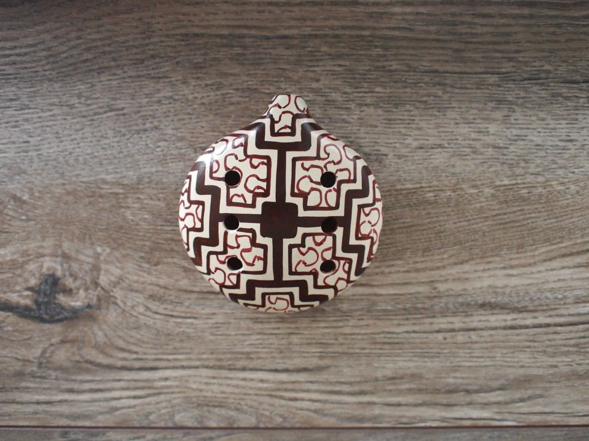 Ocarina - geometric design - Inca culture - Flute