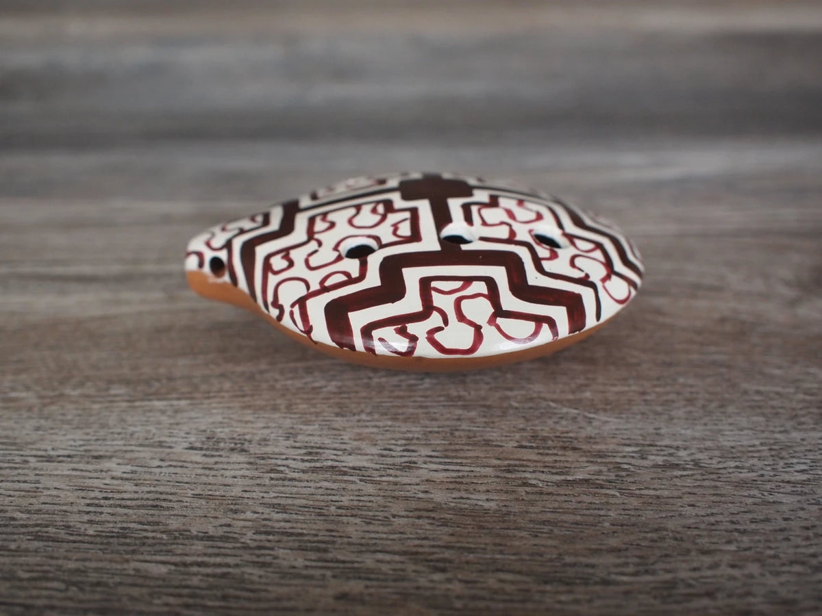 Ocarina - geometric design - Inca culture - Flute