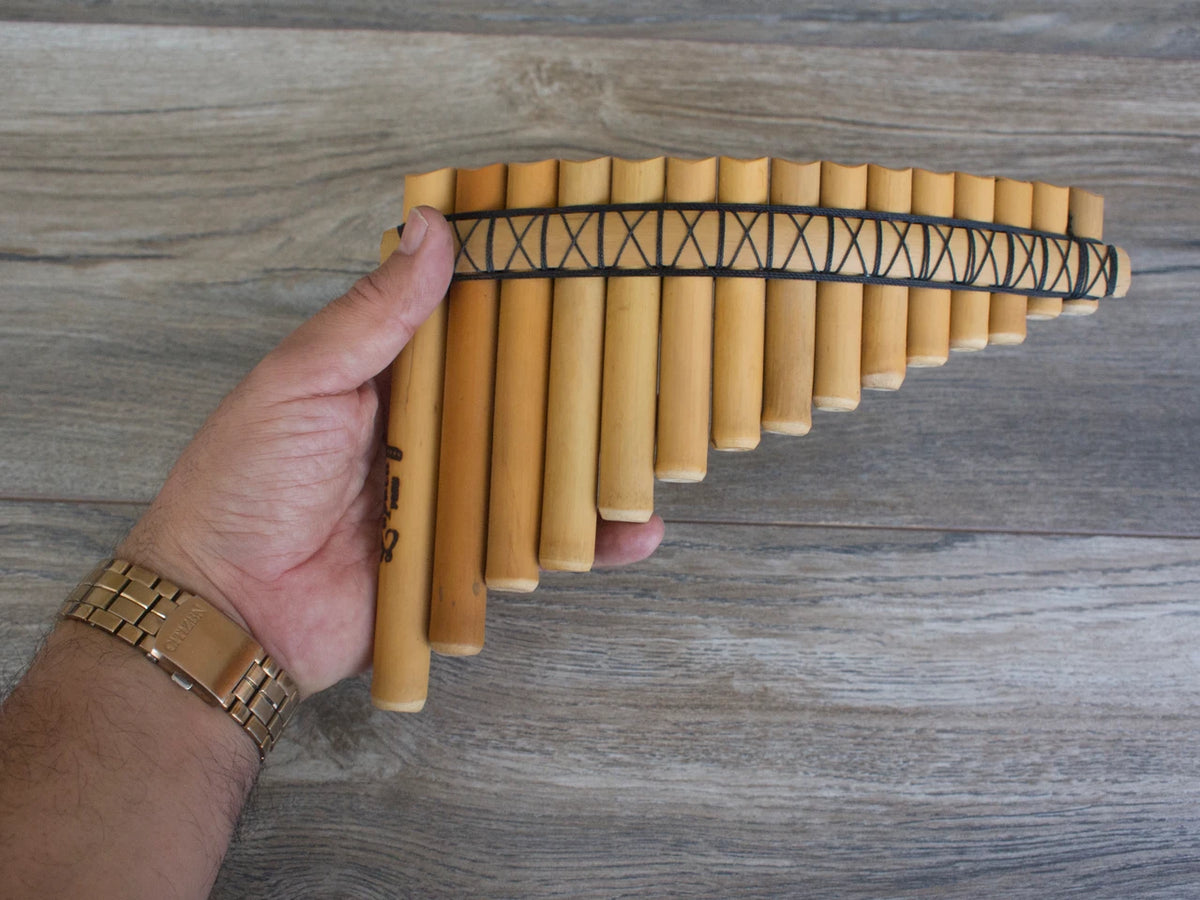 Lupaca Panflute 15 Pipes – A Minor | Intermediate Level