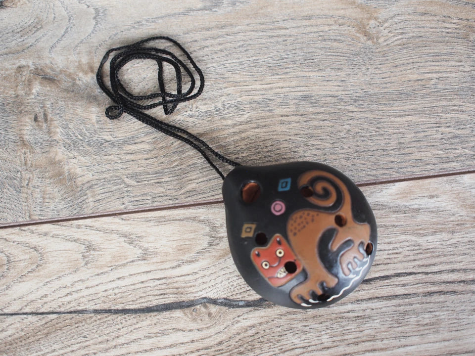 Ocarina- Cat Nazca culture - Whistle Flute