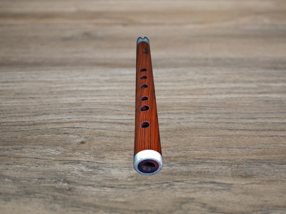 Professional Lupaca  Jacaranda wood and Bone Quena in G