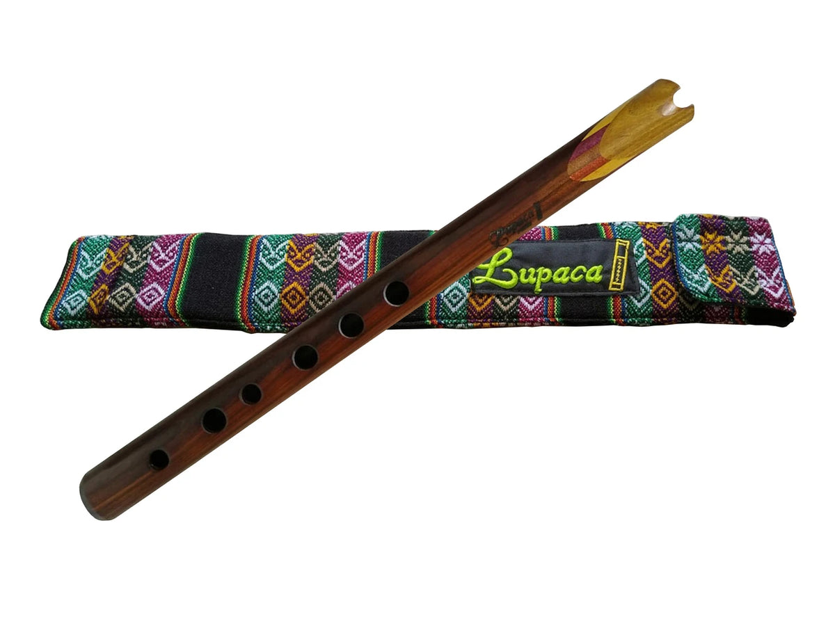 Professional Premium Lupaca Jacaranda wood Quena III in G