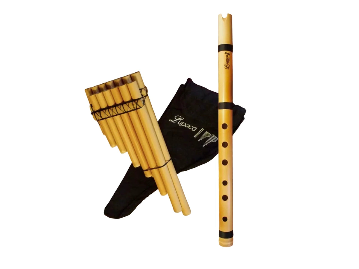 Kit Lupaca Malta panflute and bamboo quena in G