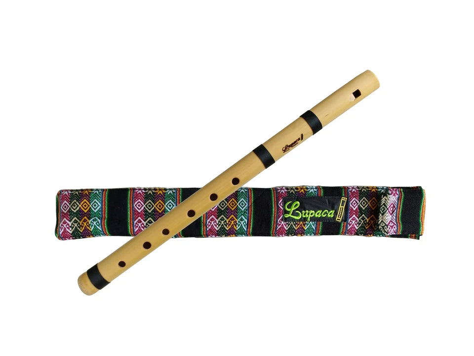 Professional Large bamboo Lupaca recorder pincuyo flute in D (Re)