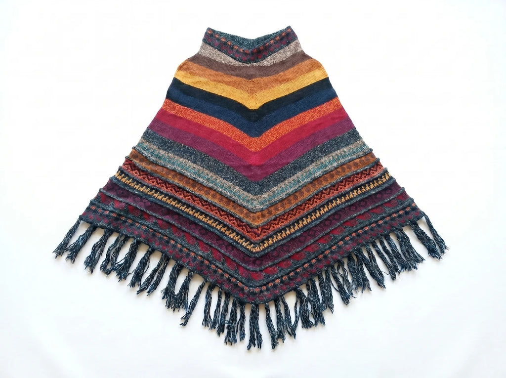 Alpaca Andean Poncho 2