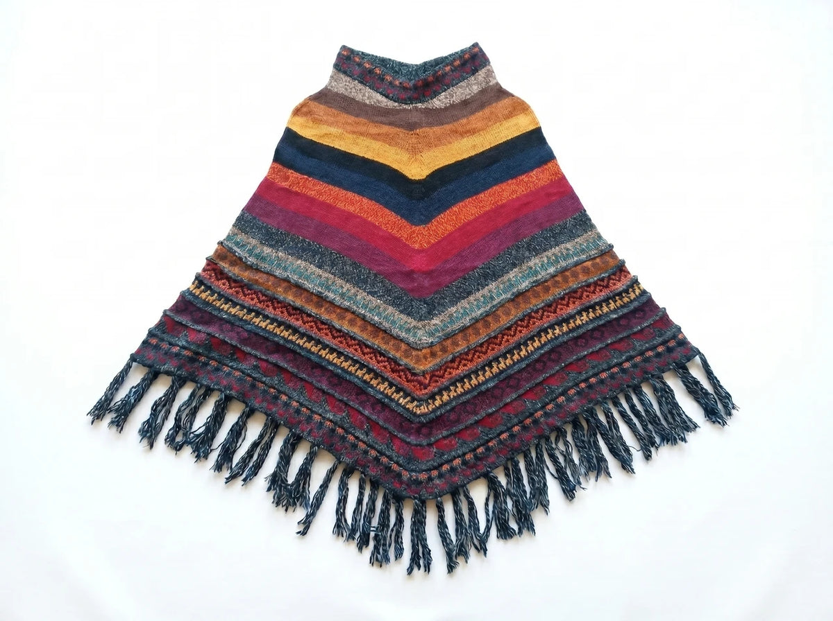 Alpaca Andean Poncho 2