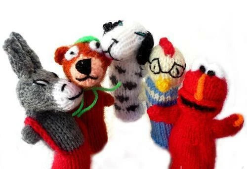 500 Zoo Animal Finger Puppets | Wholesale Lot | Handwoven Wool | Handmade in Peru