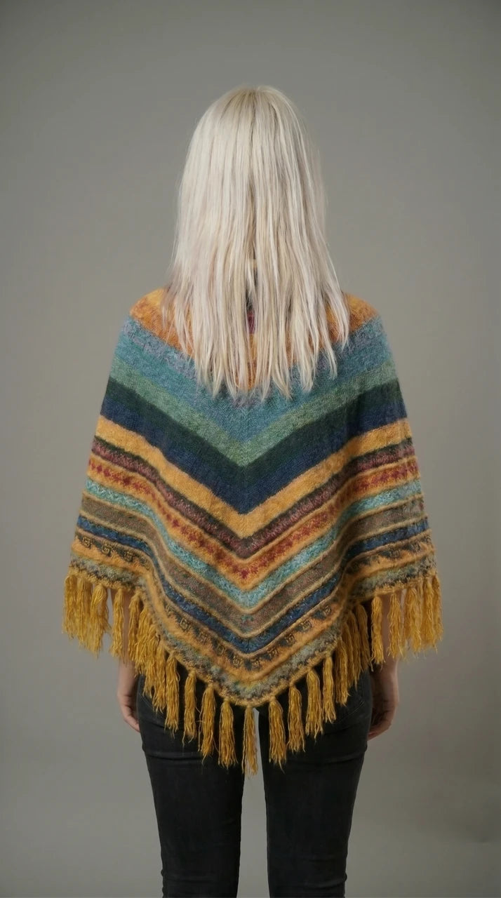 Alpaca Andean Poncho 1