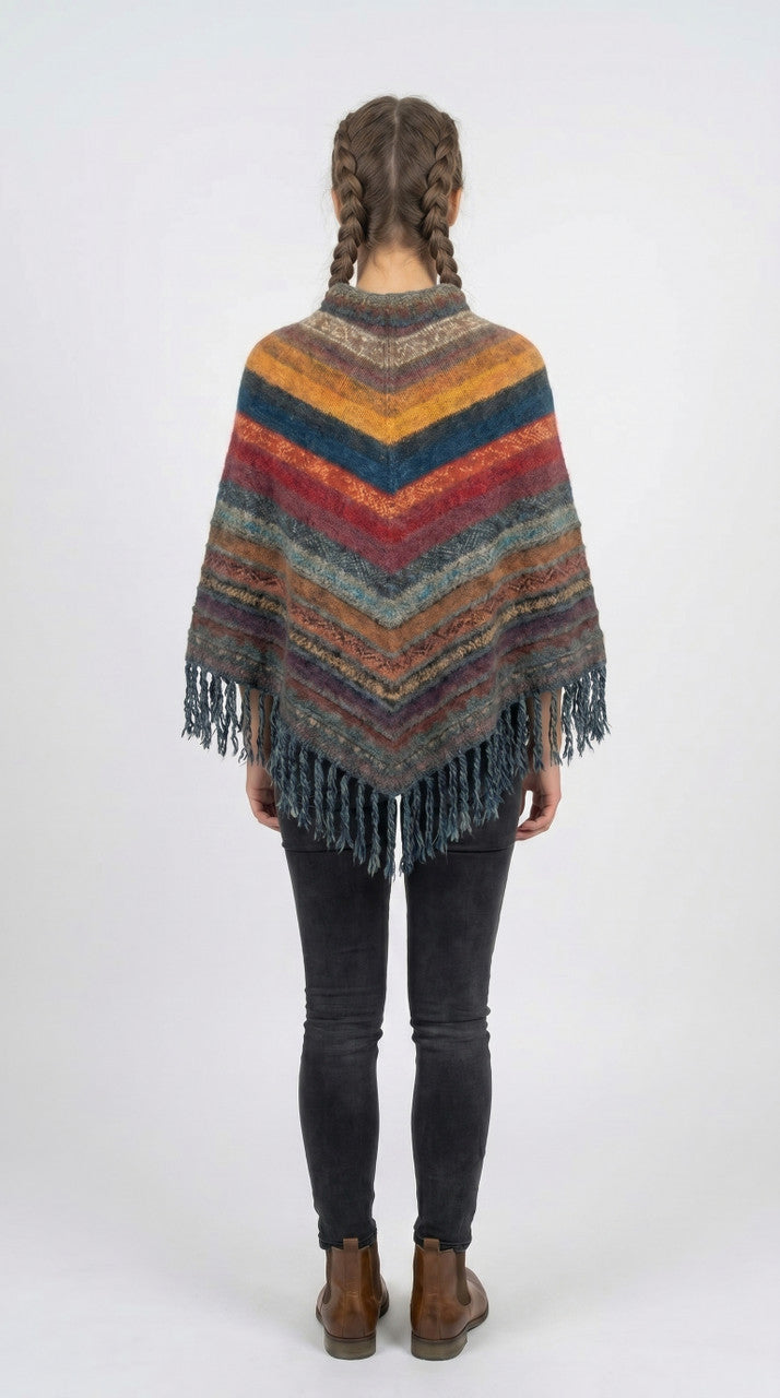 Alpaca Andean Poncho 2