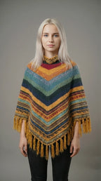 Alpaca Andean Poncho 1