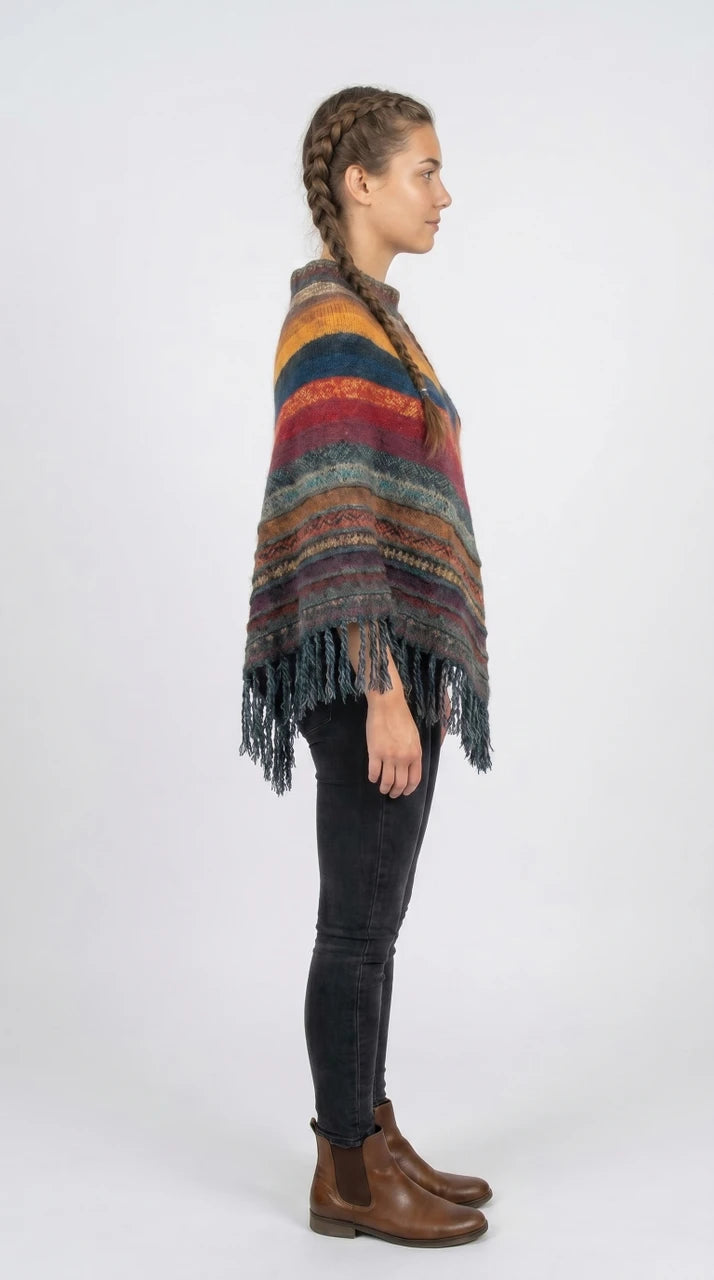 Alpaca Andean Poncho 2